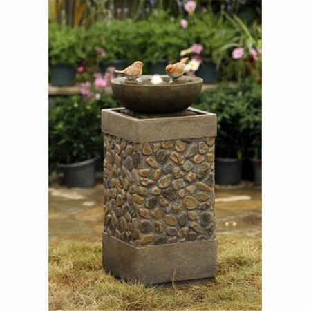 PROPATION Inc  Two Layers and Birds Fountain with Led Light PR1081239